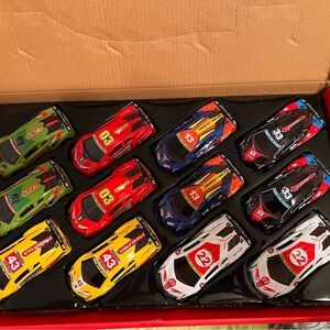 Speedy Racer Die-Cast Car Collection - Red, Green, Yellow, Blue, White